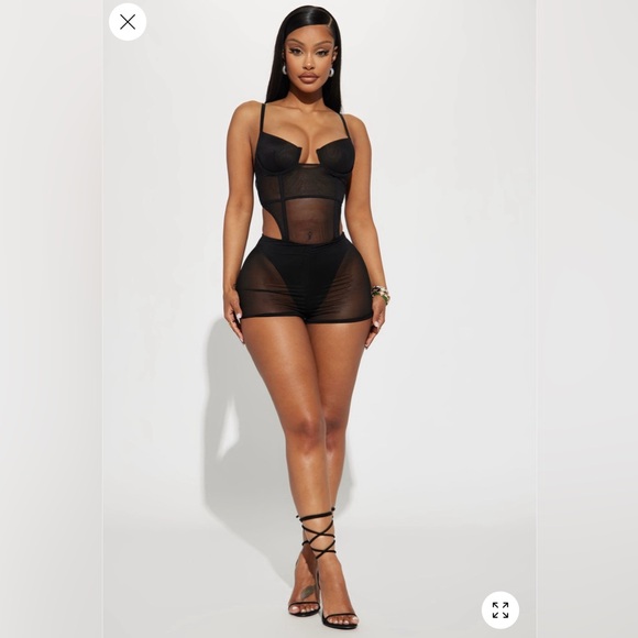 Mesh Romper - Picture 2 of 4